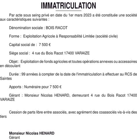 Contenu publication