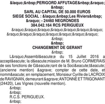 Contenu publication