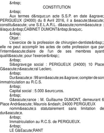 Contenu publication