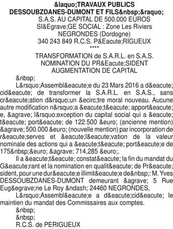 Contenu publication