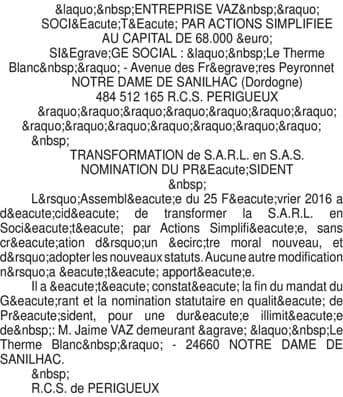 Contenu publication