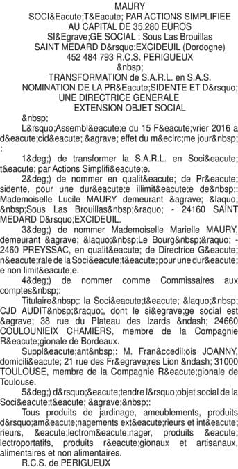 Contenu publication