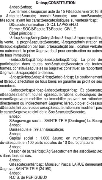 Contenu publication