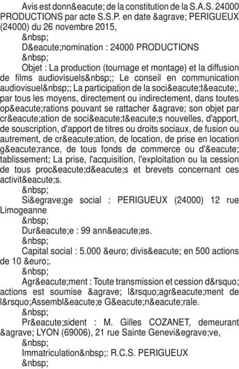 Contenu publication