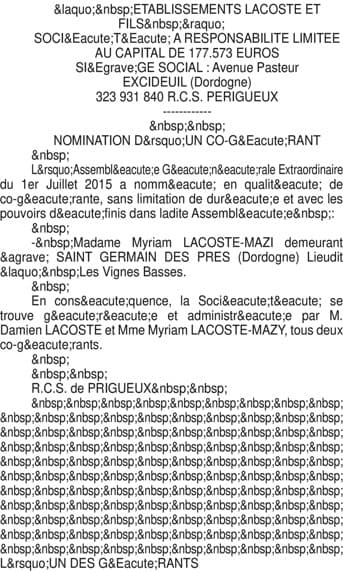 Contenu publication