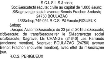 Contenu publication