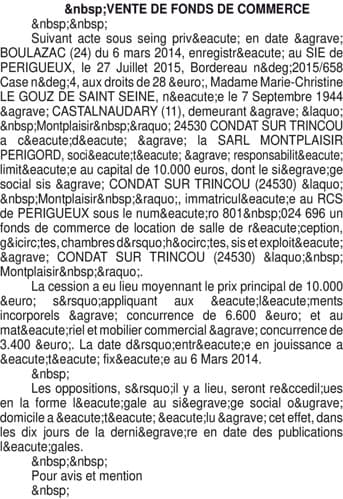 Contenu publication