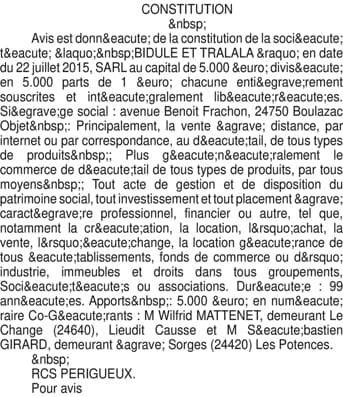 Contenu publication