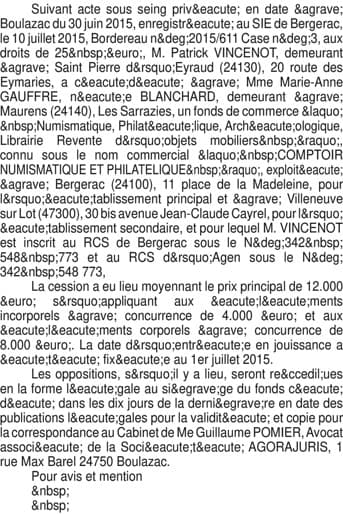 Contenu publication