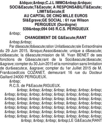 Contenu publication