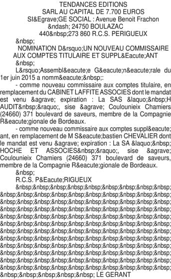 Contenu publication