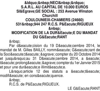 Contenu publication