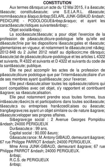 Contenu publication