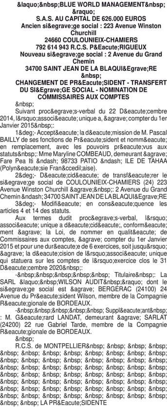 Contenu publication