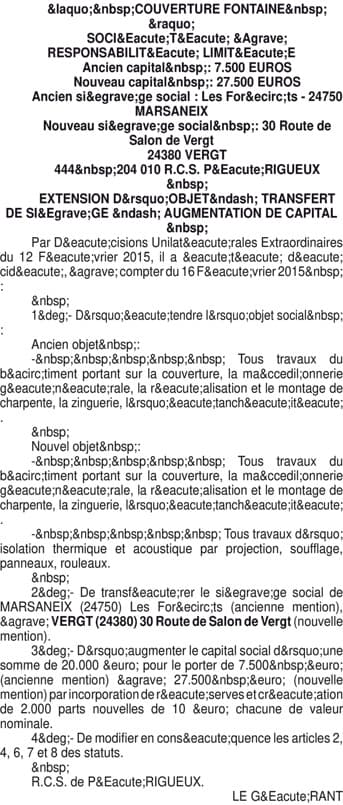 Contenu publication