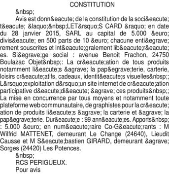 Contenu publication