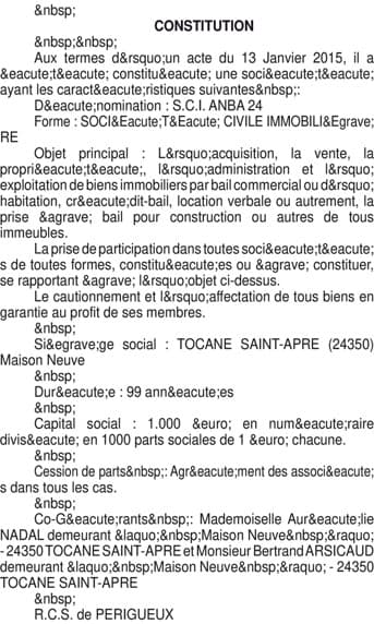 Contenu publication