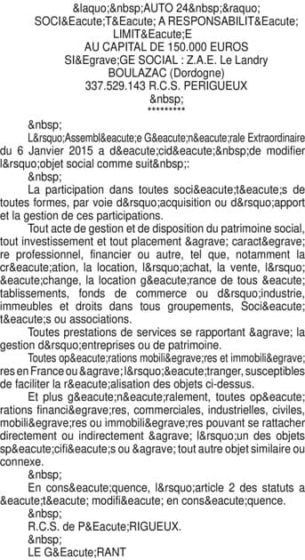 Contenu publication