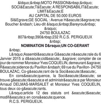 Contenu publication