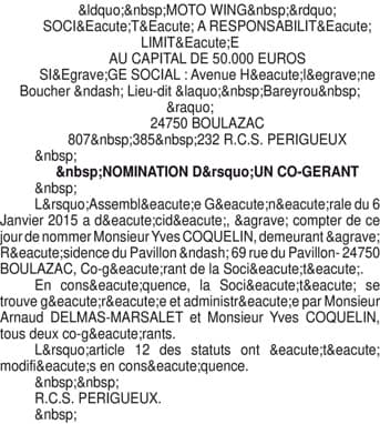 Contenu publication