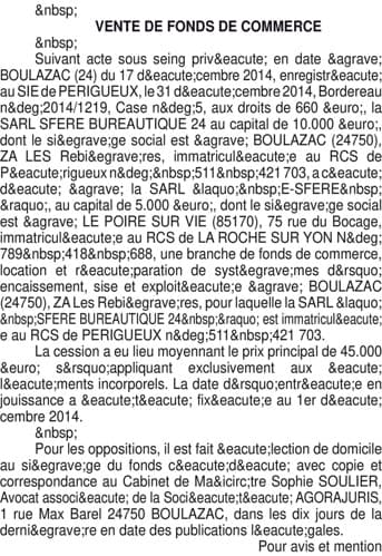 Contenu publication