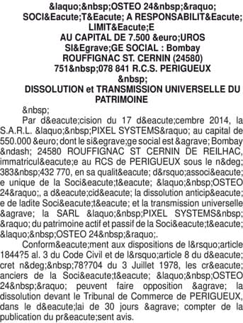 Contenu publication