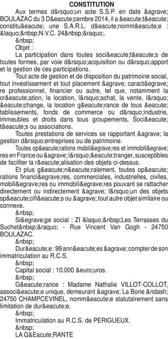 Contenu publication