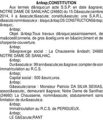 Contenu publication