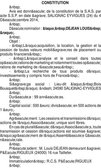 Contenu publication