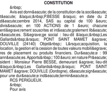 Contenu publication
