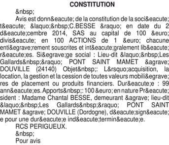 Contenu publication