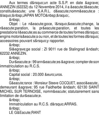 Contenu publication