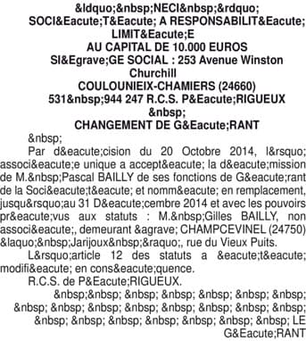 Contenu publication