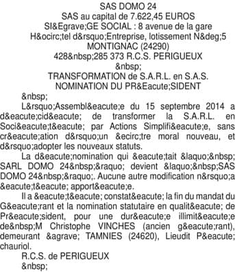 Contenu publication
