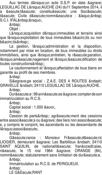 Contenu publication