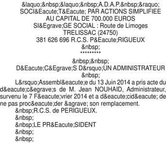 Contenu publication