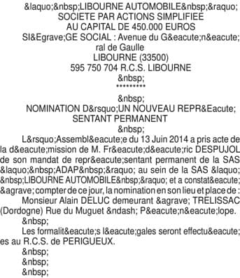 Contenu publication