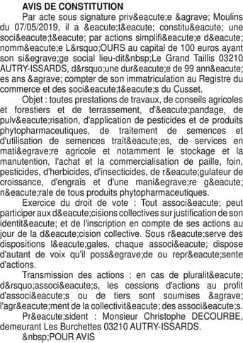 Contenu publication