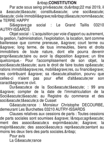 Contenu publication