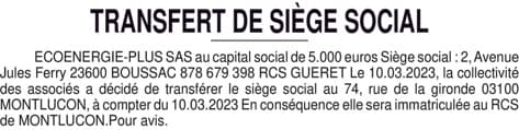 Contenu publication
