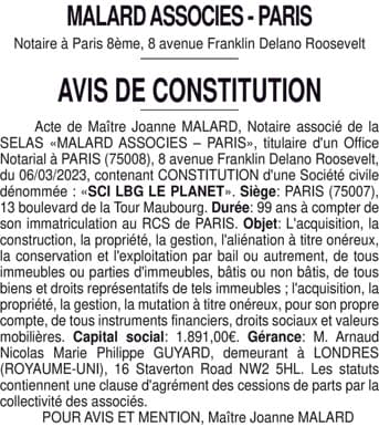 Contenu publication