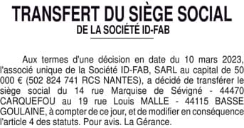 Contenu publication
