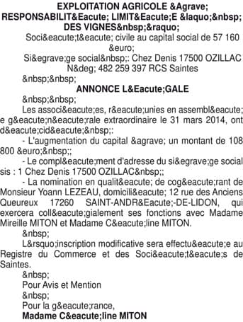 Contenu publication