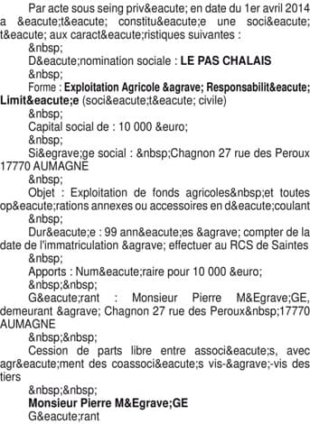 Contenu publication