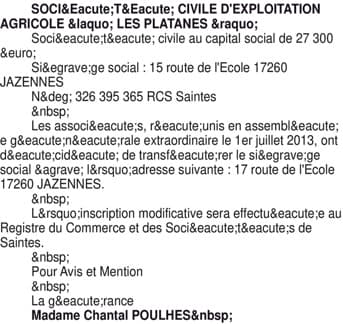 Contenu publication