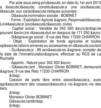Contenu publication