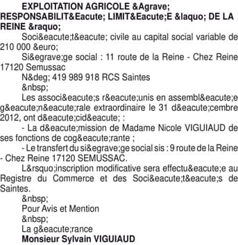 Contenu publication