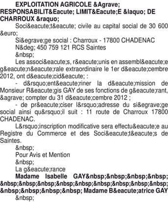Contenu publication