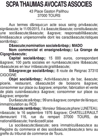 Contenu publication