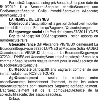 Contenu publication